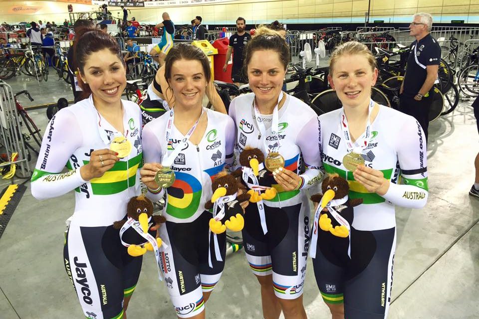 Georgia Baker Wins Team Pursuit Gold In New Zealand