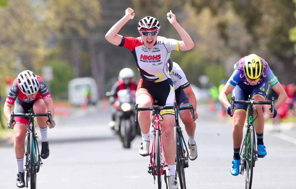 Chloe Moran Sprints to Tour of Gippsland Stage 2 Victory